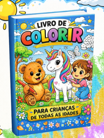Livro de Colorir - Livro Físico